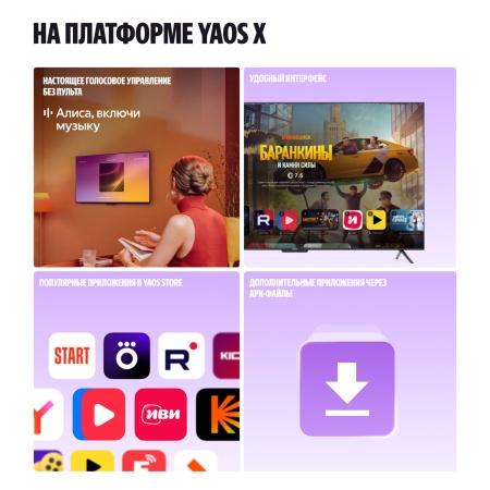 Яндекс ТВ Станция Про MiniLED 55"