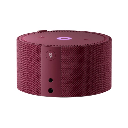 Умная колонка Яндекс Станция Мини с часами, Красный гранат