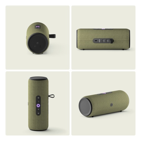 Портативная умная колонка Яндекс Станция Стрит с Алисой, Зеленый