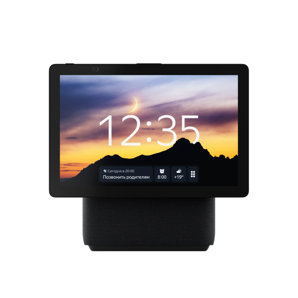 Умная колонка Яндекс Станция Дуо Макс с Zigbee™, Черный