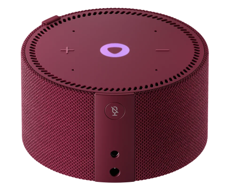 Умная колонка Яндекс Станция Мини без часов, Красный гранат (YNDX-00021R)