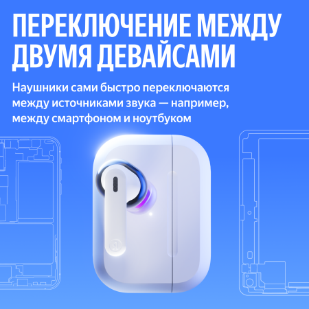Беспроводные наушники Яндекс YNDX-00150BLK, Черный