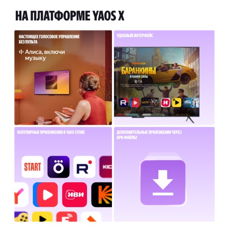 Яндекс ТВ Станция Про MiniLED 75"