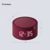 Умная колонка Яндекс Станция Мини с часами, Красный гранат