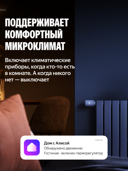 Датчик присутствия радарный, Яндекс